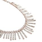 ACCESSHER Rosegold Plated AD Studded Handcrafted Necklace For Women & Girls - Fast Shipping to USA & Canada - Image 6