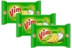 Vim Dishwash Bar 150g (Pack Of 3) - Fast Shipping to USA & Canada - Image 2