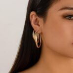 Shining Diva Fashion Latest Stylish Set of 3 Earrings for Women and Girls (16619er) - Fast Shipping to USA & Canada - Image 3