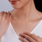 GIVA 925 Anushka Sharma Golden Star Constellation Necklace |Necklace to Gifts for Women & Girls | With Certificate of Authenticity and 925 Stamp | 6 Months Warranty - Image 4