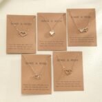 Shining Diva Fashion 5 Pcs Latest Stylish Crystal Heart Necklace Jewellery Set for Women Pendant Necklace Gifts for Girls (16475np) - Fast Shipping to USA & Canada - Image 6