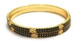 Sasitrends One Gram Micro Gold Plated Designer Stone Bangles for Women and Girls - Fast Shipping to USA & Canada - Image 2