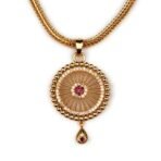 Sasitrends Stunning Micro Gold Plated Designer Pendant Chain Necklace - Fast Shipping to USA & Canada - Image 7
