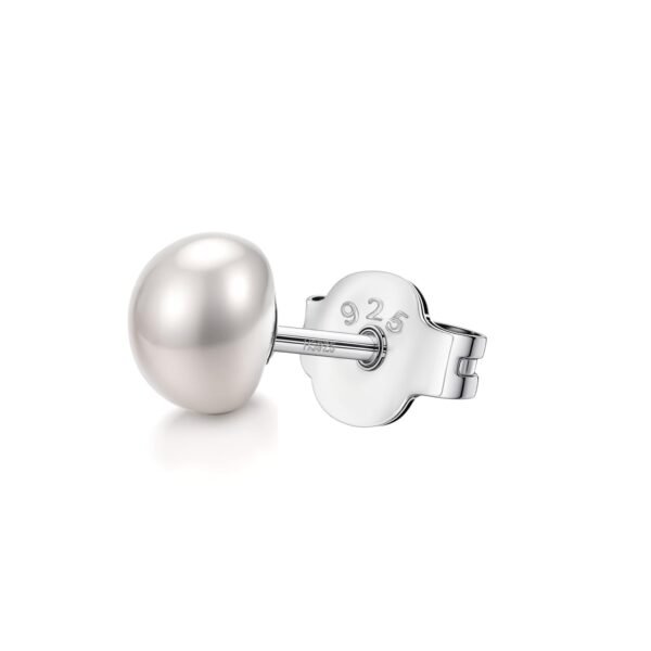 HighSpark 925 Silver Pearl Stud Earring - Fast Shipping to USA & Canada