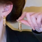 Shining Diva Fashion Latest Stylish Earrings for Women and Girls (15059er) - Fast Shipping to USA & Canada - Image 3