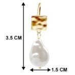 Peora Pearl Studded Gold Plated Drop Earrings Fashion Stylish Jewellry Gift For Girls & Women (PX9E60) - Valentines Gift for Her - Fast Shipping to USA & Canada - Image 5