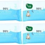 Mother Sparsh Thick Fabric Baby Water Based Unscented Wipe (Blue, 10 Wipes) - Pack of 4 - Fast Shipping to USA & Canada