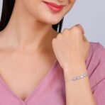 GIVA 925 Silver Evil Eye Bracelet, Adjustable | Gifts for Women and Girls |With Certificate of Authenticity and 925 Stamp | 6 Months Warranty* - Image 3