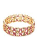 YouBella Jewellery for Women Celebrity Inspired Oxidised Gold Plated Ruby Bangles for Women and Girls (YBBN_92126) - Fast Shipping to USA & Canada - Image 2