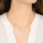 Swarovski Women Sparkling Dance Necklace, Round Cut, White, Rhodium Plated - Fast Shipping to USA & Canada - Image 7