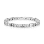 Ananth Jewels Swarovski Zircon Solitaire Pure Brilliance Princess Cut Radiant Bracelet for Women 7 " - Fast Shipping to USA & Canada - Image 2