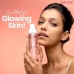 SUROSKIE Roses Glass Skin Mist | 2 in 1 Face Toner + Makeup Setting Spray | Enriched With Rose Water & Aloe Vera | Toner For Glowing & Hydrating Skin | All Skin Types | For Women - Fast Shipping to USA & Canada - Image 4
