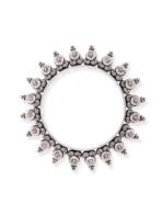 Rubans Womens Set Of 2 Silver-Plated Artisan-Crafted Oxidized Bangles - Fast Shipping to USA & Canada - Image 6