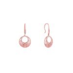 GIVA 925 Silver Rose Gold Crescent Affair Earrings | Gifts for Girlfriend, Gifts for Women and Girls | With Certificate of Authenticity and 925 Stamp | 6 Month Warranty