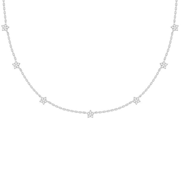 GIVA AVNI 925 Silver Star Constellation Necklace | Gifts for Girlfriend, Gifts for Women and Girls | With Certificate of Authenticity and 925 Stamp | 6 Month Warranty