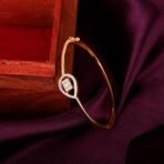 GIVA 925 Silver Golden Tear Drop Sparkly Zircon Bracelet, Adjustable | Gifts for Women and Girls | With Certificate of Authenticity and 925 Stamp | 6 Months Warranty* - Image 6