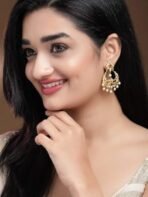 Rubans Festive Chandbali Earrings for Women & Girls ? Handcrafted, Temple-Inspired & Wedding Wear Jewelry Collection - Fast Shipping to USA & Canada - Image 3