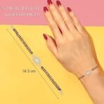 ANAYRA Fine Silver Jewellery Classic Pure Silver Mangalsutra Bracelet for Women | Hand Mangalsutra Gift - Fast Shipping to USA & Canada - Image 5