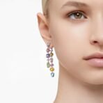 Swarovski Gemstone 5656417 asymmetrical earrings, Rhinestone - Fast Shipping to USA & Canada - Image 6