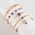 Shining Diva Fashion Evil Eye Charm Lucky Protection Bohemian Stackable Multilayer Beaded Bracelet for Women and Girls - Fast Shipping to USA & Canada - Image 4