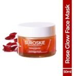 SUROSKIE Rosanna Rose Instant Glow Face Mask 50ml | With Rose & Aloe vera | For Cleans Pores & Dark Spot | Spa Glow at Home | Facial In a Jar | korean Face Mask For Glowing Skin |Men & Women - Fast Shipping to USA & Canada - Image 3