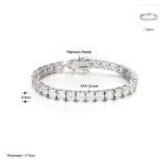 Ananth Jewels Somma 6mm Solitaire Tennis Bracelet with Swarovski Zirconia for Women - Fast Shipping to USA & Canada - Image 5