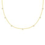 GIVA 925 Anushka Sharma Golden Star Constellation Necklace |Necklace to Gifts for Women & Girls | With Certificate of Authenticity and 925 Stamp | 6 Months Warranty