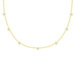 GIVA 925 Anushka Sharma Golden Star Constellation Necklace |Necklace to Gifts for Women & Girls | With Certificate of Authenticity and 925 Stamp | 6 Months Warranty