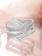 Rubans Set of 2 Rhodium-Plated AD & Cubic Zirconia Studded Premium Bangles - Fast Shipping to USA & Canada - Image 6