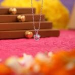 Ananth Jewels 925 Sterling Silver BIS Hallmarked Swarovski Zirconia Heart Cut 6mm Pendant with Chain for Women - Fast Shipping to USA & Canada - Image 5