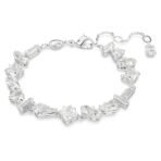 Swarovski Mesmera bracelet, Mixed cuts, White, Rhodium plated - Fast Shipping to USA & Canada - Image 2