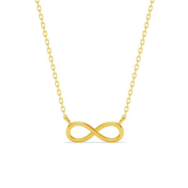 Clara 925 Sterling Silver Yusra Infinity Pendant Chain Necklace | Gold Plated |Gift for Women and Girls - Fast Shipping to USA & Canada
