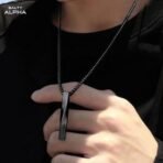 SALTY Alpha Coiller Stainless Steel Locket Necklace for Men - Fast Shipping to USA & Canada - Image 6