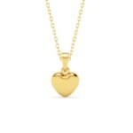 Clara 925 Sterling Silver Dana Heart Pendant Chain Necklace | Gold Plated |Gift for Women and Girls - Fast Shipping to USA & Canada