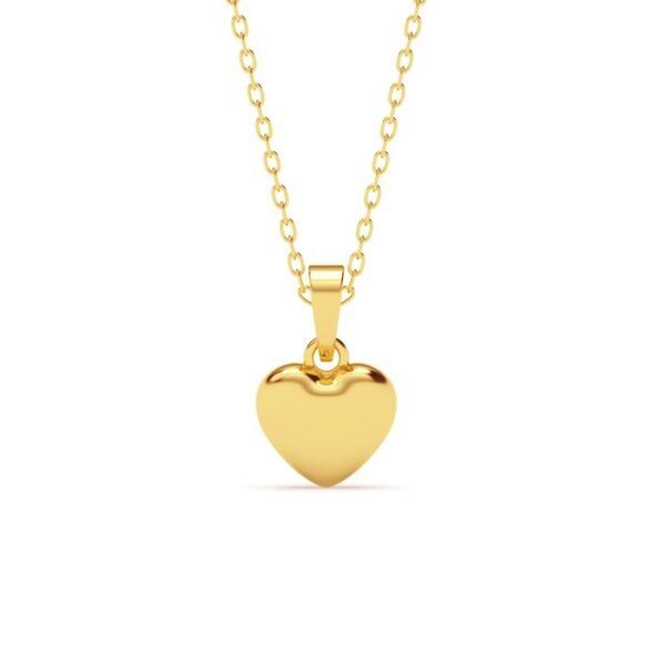 Clara 925 Sterling Silver Dana Heart Pendant Chain Necklace | Gold Plated |Gift for Women and Girls - Fast Shipping to USA & Canada