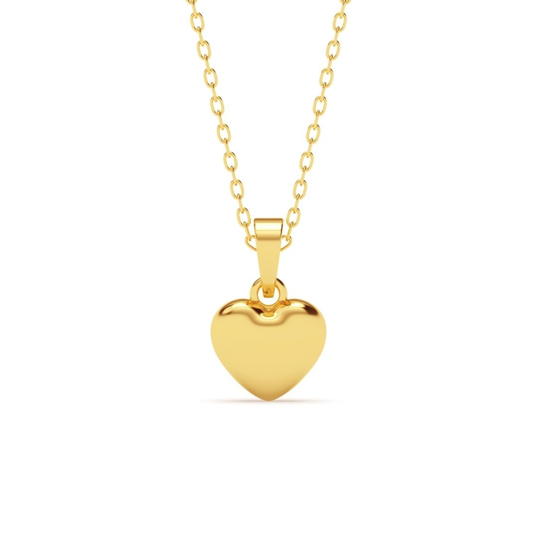 41yzaQyEFZL.jpg Clara 925 Sterling Silver Dana Heart Pendant Chain Necklace | Gold Plated |Gift for Women and Girls - Fast Shipping to USA & Canada - Image 1