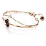 Swarovski Iconic Swan Bangle, Swan, Black, Rose Gold-Tone Plated - Fast Shipping to USA & Canada - Image 3