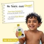 Mother Sparsh Kids & Baby Hydrating Bubble Bath and Wash-300ml | Body Wash with Tear Free Formula & Oatmeal Extract | Suitable for 3+ Boys & Girls | Paraben & Sulphate Free (Blueberry) - Fast Shipping to USA & Canada - Image 4