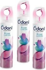 Odonil Spray (Pack of 3) Rose Garden -220ml each Spray (3 x 0.33 ml) - Fast Shipping to USA & Canada