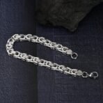 Fashion Frill Stylish Bracelet For Men Shiny Black Stainless Steel Bracelet Specially Made For Men And Boys Gift For Him - Fast Shipping to USA & Canada - Image 7