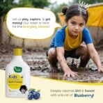 Mother Sparsh Kids & Baby Hydrating Bubble Bath and Wash-300ml | Body Wash with Tear Free Formula & Oatmeal Extract | Suitable for 3+ Boys & Girls | Paraben & Sulphate Free (Blueberry) - Fast Shipping to USA & Canada - Image 5
