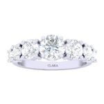 Clara Made with Swiss Zirconia 925 Sterling Silver Round Solitaire Ring |Gift for Women and Girls - Fast Shipping to USA & Canada