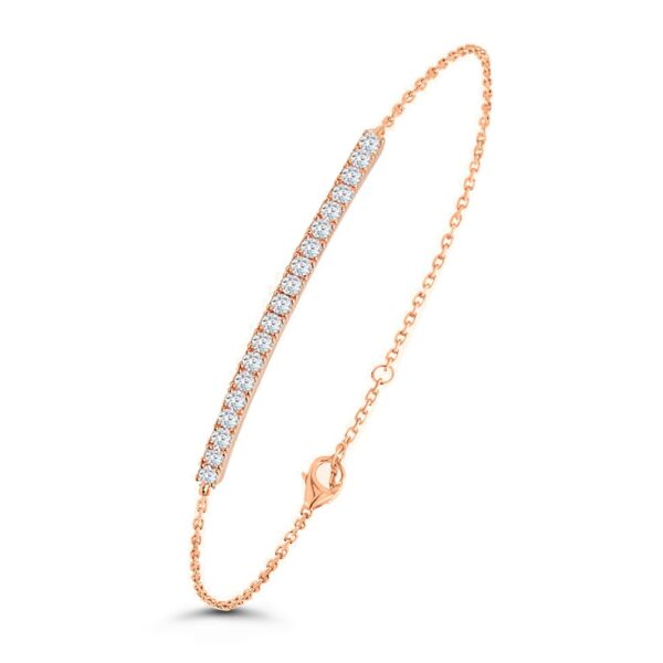 MINUTIAE Oval Shape Solitaire Cut Cubic Zirconia Adjustable Bracelet for Women & Girls Gift - Fast Shipping to USA & Canada