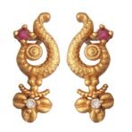 TARINIKA Antique Gold Plated Nidhi Long Necklace Set with Floral Design - Jewelry Set for Women Perfect for Ethnic occasions | Traditional Jewellery For Women | 1 Year Warranty* - Fast Shipping to USA & Canada - Image 4