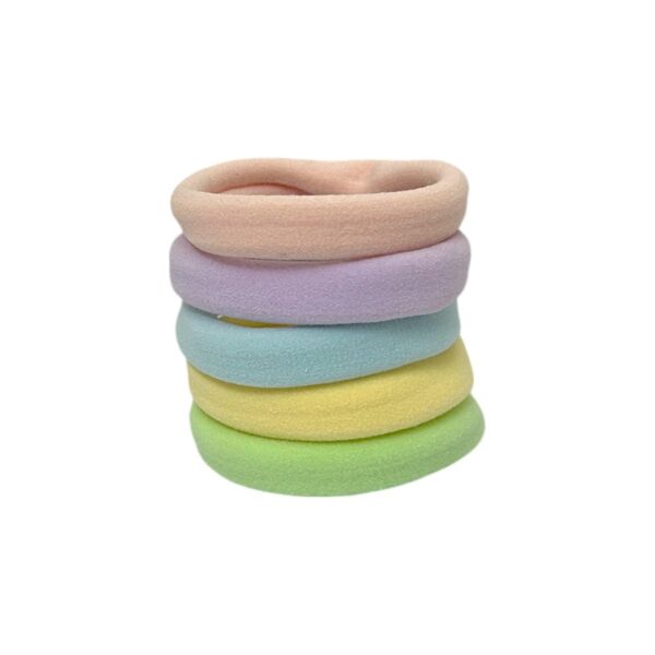 Accessher Multicolor Ponytail Rubber Bands (Pack of 5) - Fast Shipping to USA & Canada