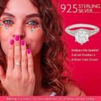 ANAYRA Love Island Pure Silver Ring for Women | Hallmarked Jewellery Gift - Fast Shipping to USA & Canada - Image 3