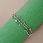 Clara 925 Pure Silver Multi Chain Bracelet | Adjustable, Anti Tarnish | Gifts for Women and Girls - Fast Shipping to USA & Canada - Image 4