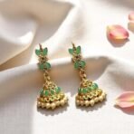 ACCESSHER Pearl Beads Floral Pendant Choker Necklace Set with Earrings - Fast Shipping to USA & Canada - Image 5