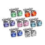 YELLOW CHIMES SWAROVSKI ELEMENTS 7 Days Earrings Set with 18K Platinum Plating in 7 Beuatiful English Colors in Elegant Box for Girls and Women - Fast Shipping to USA & Canada - Image 2