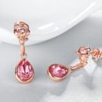 Yellow Chimes Pendant Set for Women and Girls A5 High Grade Crystal Pendant Set Silver Tone Pendant With Earrings Set for Girls | Anniversary Gift for Wife Valentine Gift for Girls - Fast Shipping to USA & Canada - Image 3